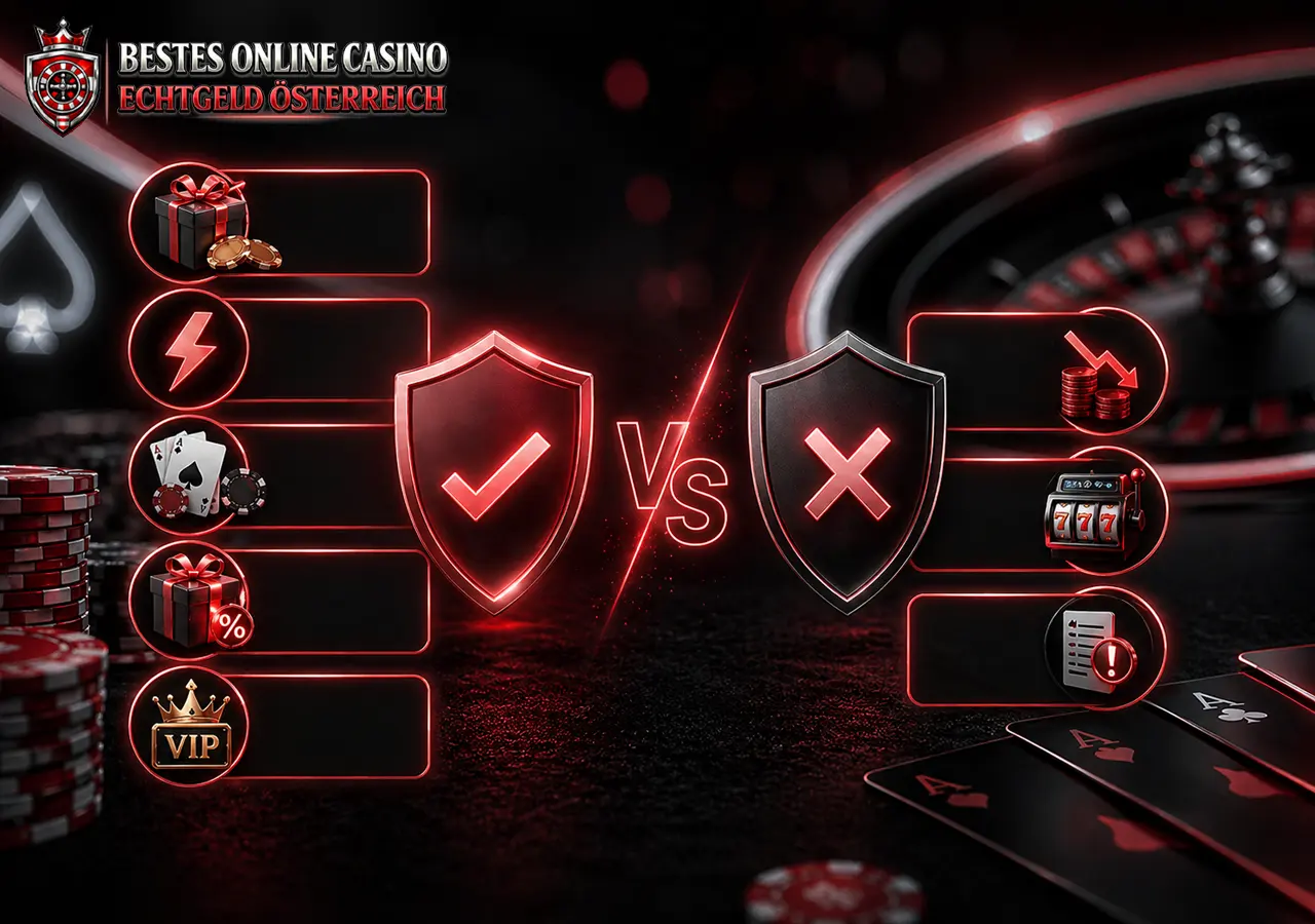 Vergleich der Vor- und Nachteile von Online-Casinos