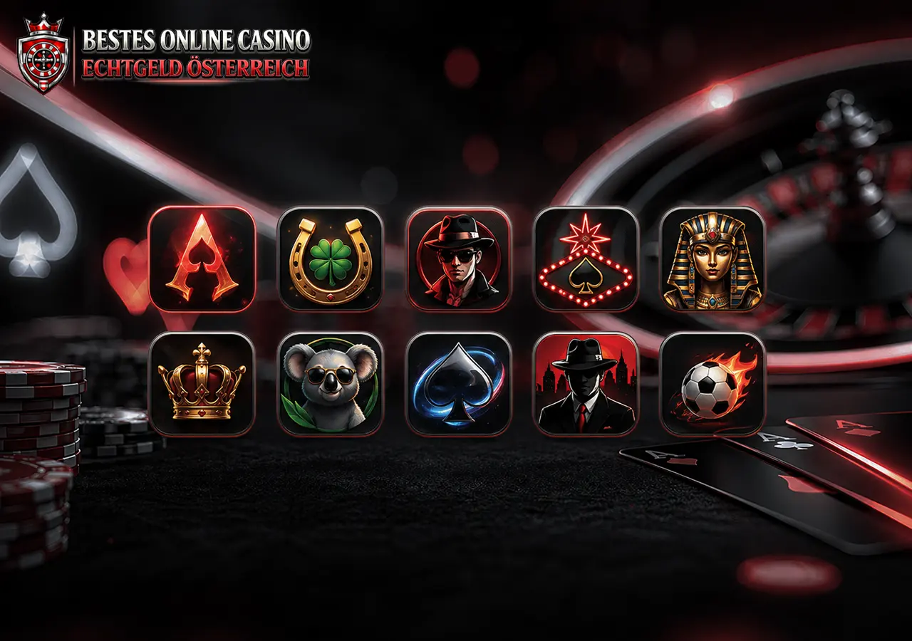 Ranking der besten Glücksspielanbieter in Österreich mit Spielsymbolen und Spielautomaten